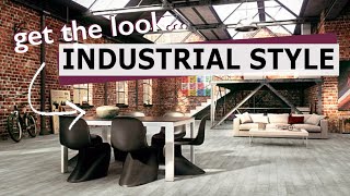 How to decorate in the Industrial Design Style  Interior Design [upl. by Iorio]