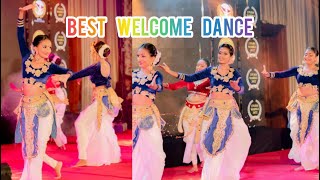 Best welcome dance ✨Japura Warna🏆20230609 ❤️minimewlen apsara sharadeeevents [upl. by Auginahs]