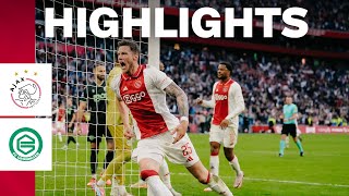 First Ajax goal for Wout Weghorst 🫡  Highlights Ajax  FC Groningen  Eredivisie [upl. by Ereveneug]