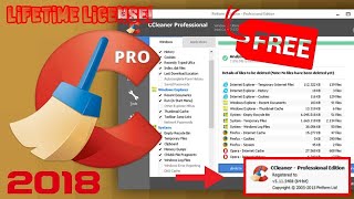 How To Get CCleaner Professional Lifetime License 2018 [upl. by Ainegue]