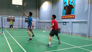 Afternoon Badminton Play with Company Friends [upl. by Willock]