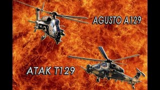 ATAK T129 vs AGUSTO A129 [upl. by Jessy]