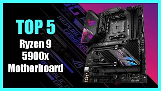 Top 5 Best Motherboards for Ryzen 9 5900x 2024 [upl. by Dumanian]