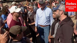 BREAKING JD Vance Speaks To Citizens Of Damascus Virginia After Hurricane HeleneCaused Flooding [upl. by Anerul]