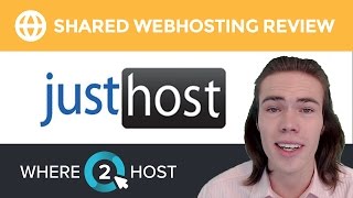 Just Host Shared Web Hosting Review 2017 [upl. by Odnomar]