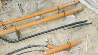 House drainage connection Fibrex Abu Dhabi construction company [upl. by Letti]