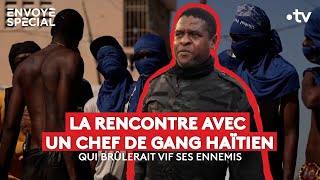 Rencontre avec un chef de gang haïtien surnommé quotBarbecuequot [upl. by Lyrred]