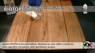 Come effettuare un trattamento impregnante olioceroso su superfici in legno [upl. by Banwell304]