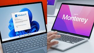 Windows 11 vs MacOS Monterey Watch their first reveals [upl. by Elpmet188]