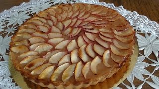 Tarte aux pommes  حلوى بالتفاح على طريقة المحلات [upl. by Sykleb]