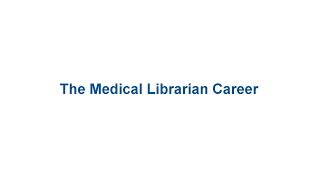 MCG Health The Medical Librarian Career [upl. by Janean]