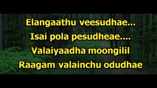 Elankaathu Veesuthe Karaoke With Lyrics Tamil  Elangaathu Veesudhey Karaoke  Tamil Karaoke Songs [upl. by Fiorenze]