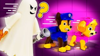 Spielzeug Video für Kinder mit der Paw Patrol  Kinder Cartoons Das Gespenster Haus [upl. by Kered]