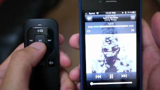 Satechi Bluetooth Media Remote for iPhone hands on [upl. by Egres166]