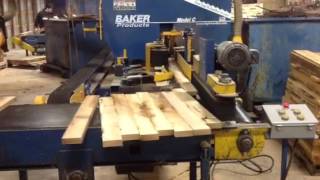 Baker Band Resaw belt style infeed [upl. by Llen511]