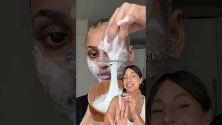 Mascarilla casera 🍚🍙🌾🍯😱 mask beautytips skincare skin [upl. by Keven]