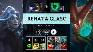 Renata Glasc Support vs Thresh  KR Challenger Patch 1422 [upl. by Sakovich]