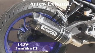 Top 9 Full Exhaust Sound Yamaha R3  Akrapovic Yoshimura LeoVince Arrow M4 Two Brothers [upl. by Gwyn]