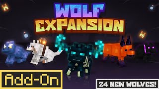 Wolf Expansion  Minecraft Marketplace Addon  Showcase [upl. by Niple316]