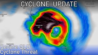 A Powerful Category 3 Severe Tropical Cyclone is Forecast to Landfall Around Townsville This Week [upl. by Eirolam]