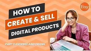 StepbyStep Guide to Creating and Selling Digital Products on Etsy  Part 1 Everbee and Erank Tool [upl. by Jopa]