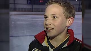 Video Vault 13yearold Adam Rippon Eyes Olympics [upl. by Rasure]