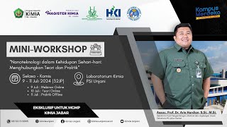 Webinar Nanoteknologi Bersama MGMP Kimia PPSKI Jabar [upl. by Downs]