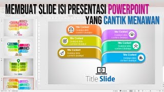 Cara Membuat Slide Isi Presentasi PowerPoint yang Cantik Menawan [upl. by Alyel]