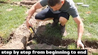 How to Install Water Sprinklers  Do It Yourself [upl. by Airakaz116]