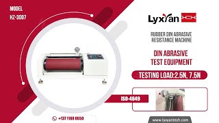 Rubber product Din Abrasive Test Equipment [upl. by Poppas909]