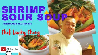 Sinigang na Hipon Shrimp Sour Soup  Chef Lucky Cheng Philippinecuisine [upl. by Uri]