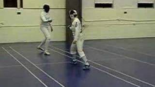 Kundry Haberkern v Elizabeth McClung Womens Epee Feb 07 [upl. by Lempres923]