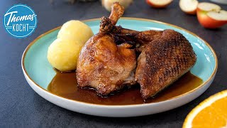 Knusprige Ente wie im Restaurant  mit einer leckeren Sauce [upl. by Pansy]