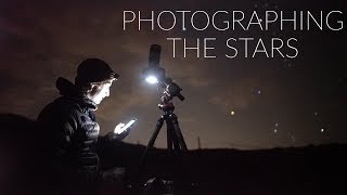 Photographing the stars on the Welsh coast [upl. by Aneerhs]