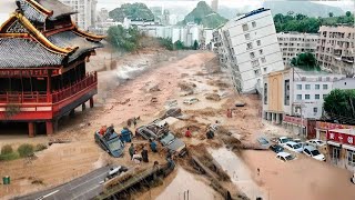 💥Shocking Chinas Three Gorges Dam releases extreme flood disaster the scene is too tragic [upl. by Adniled80]