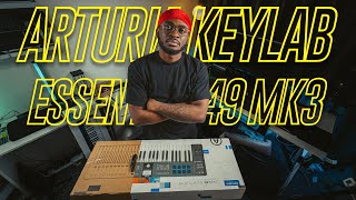 Arturia Keylab Essential 49 MK3 Unboxing  Im Trying Music Production Again [upl. by Eybbob]