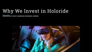 Why We Invest in Holoride [upl. by Golub]