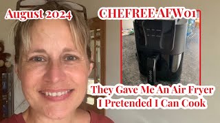 They Gave Me An Air Fryer I Pretend I Can Cook CHEFREE AFW01 Gentle Vlog August 2024 [upl. by Amora]