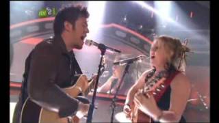 CRYSTAL BOWERSOX amp LEE DeWYZE STAR TOGETHER IN AMERICAN IDOL DUET  FALLING SLOWLY [upl. by Vyner]