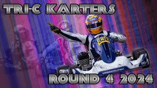 TriC Karters Round 4 2024 Highlight Video  Summer 100 1 [upl. by Ydassac897]