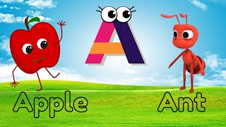 A for Apple  A to Z TwoLetter Words for Kids  Easy Learning for Toddlers  MiniMinds Kids TV [upl. by Avigdor]