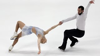 CainGribble and LeDuc break pairs short program record at US Championships  NBC Sports [upl. by Elo236]