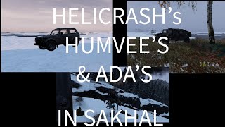 Helicrashes Humvees and ADAs in Sakhal dayzedit dayzconsole nitrado dayz dayzps [upl. by Eerehs]