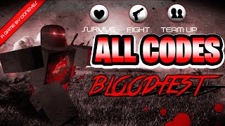 ROBLOX ALL WORKING BLOODFEST mobile fix CODES [upl. by Tucker]