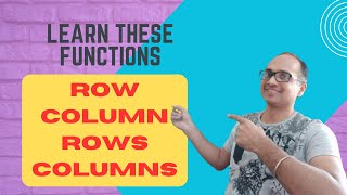 What are Row Rows Column Columns function in Excel [upl. by Anitsyrk]