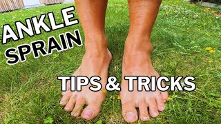 Running with a Sprained Ankle Tips and Tricks [upl. by Atener]