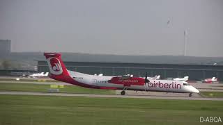 De Havilland DHC8 airberlin DABQA [upl. by Anilehcim970]