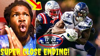 SEAHAWKS NEED TO DO SOMETHING FAST PATRIOTS VS SEAHAWKS HIGHLIGHTS REACTION 2024 WEEK 2 [upl. by Nereil]