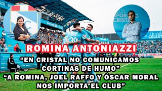 ROMINA ANTONIAZZI quotJOEL RAFFO SALE A HABLAR TODOS LOS MESESquot quotA JOEL RAFFO LE IMPORTA EL CLUBquot [upl. by Schriever]