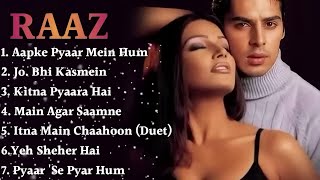 Raaz Movie All Songs  Blockbuster Movie  Bipasha Basu Dino Morea  Aapke Pyaar Mein  Hits Songs [upl. by Reizarf805]